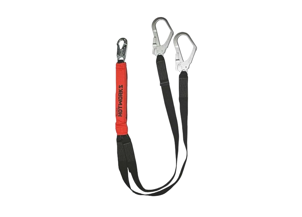 Spanset Hot Works Twin Lanyard