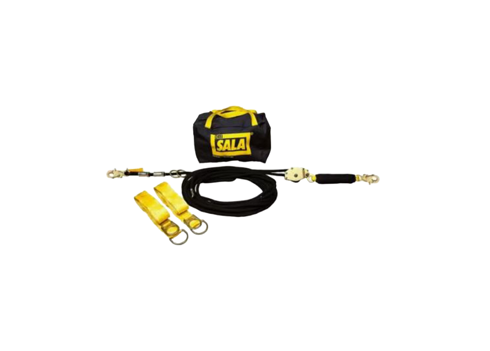 3M DBI-SALA Temporary Kernmantle Rope Horizontal Lifeline System