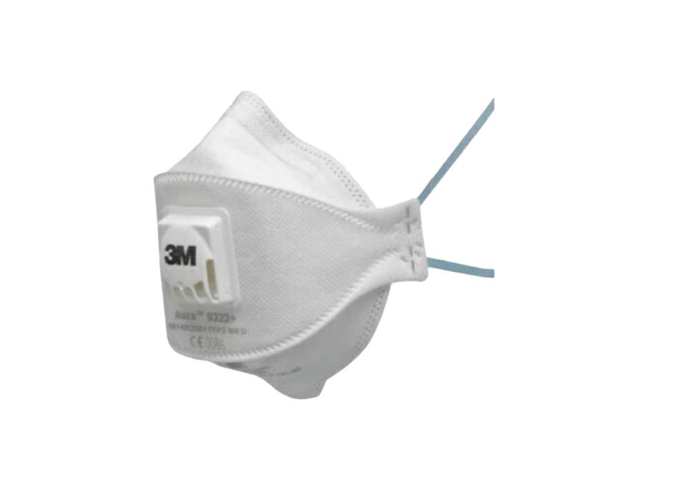 3M P2 Aura Flat Fold Particulate Respirator with Valve