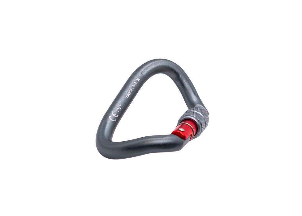 At Height UK 'CurlyWirly' Twisted Aluminium Carabiner