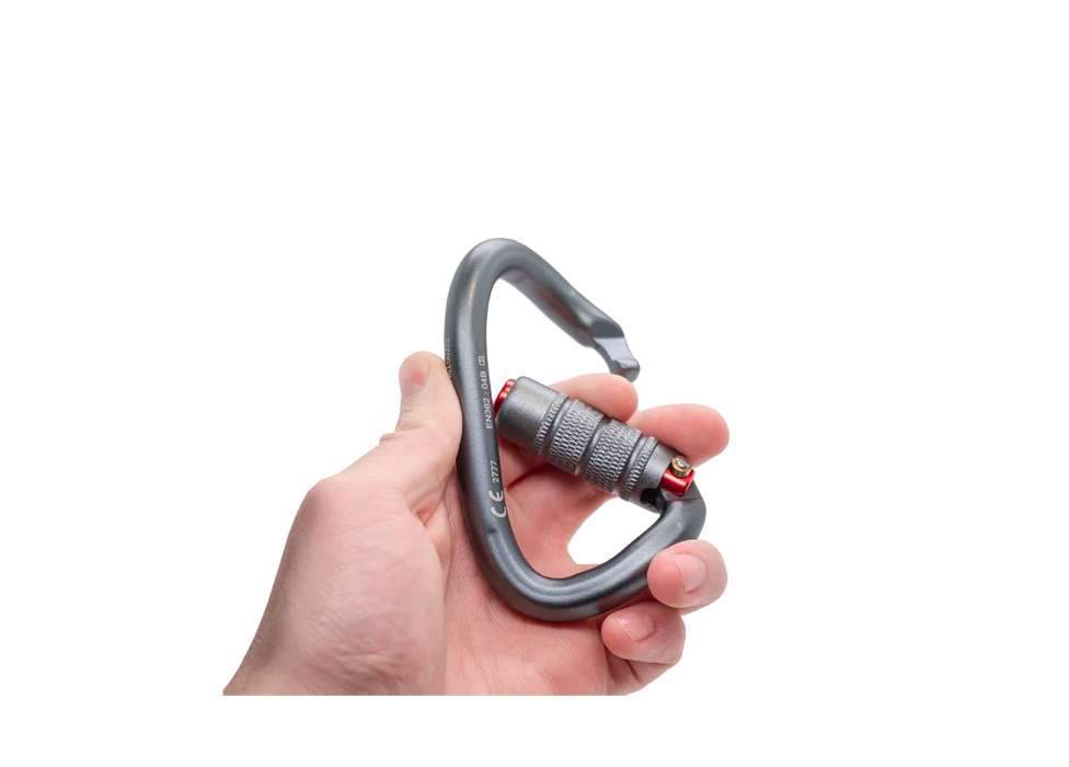At Height UK 'CurlyWirly' Twisted Aluminium Carabiner