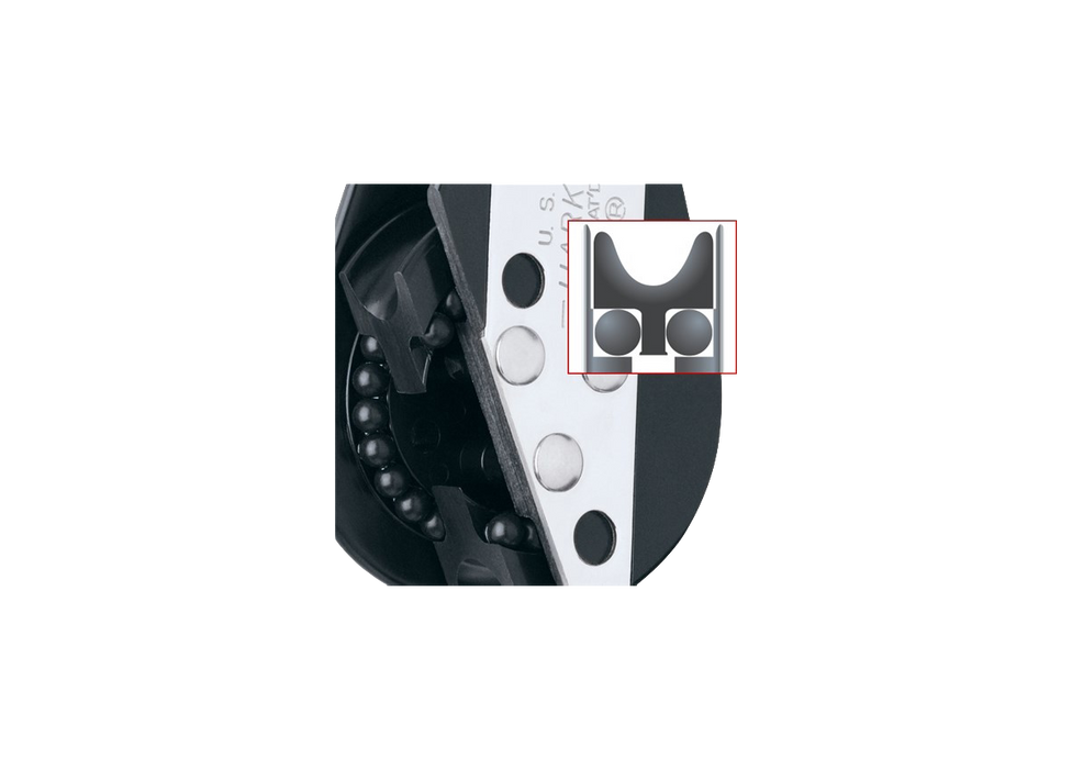 Harken 76mm Classic Hexaratchet Single Pulley - Swivel w Ratchet