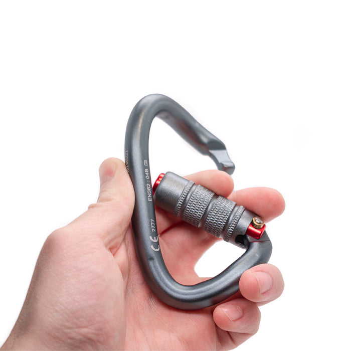 At Height UK 'CurlyWirly' Twisted Aluminium Carabiner