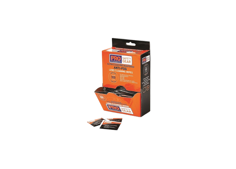 Pro Safety Gear Anti Fog Cleaning Wipes