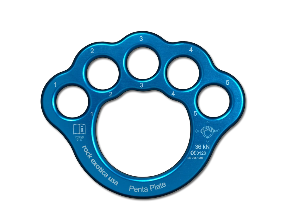 Rock Exotica PentaPlate Rigging Plate Light-weight 5 hole