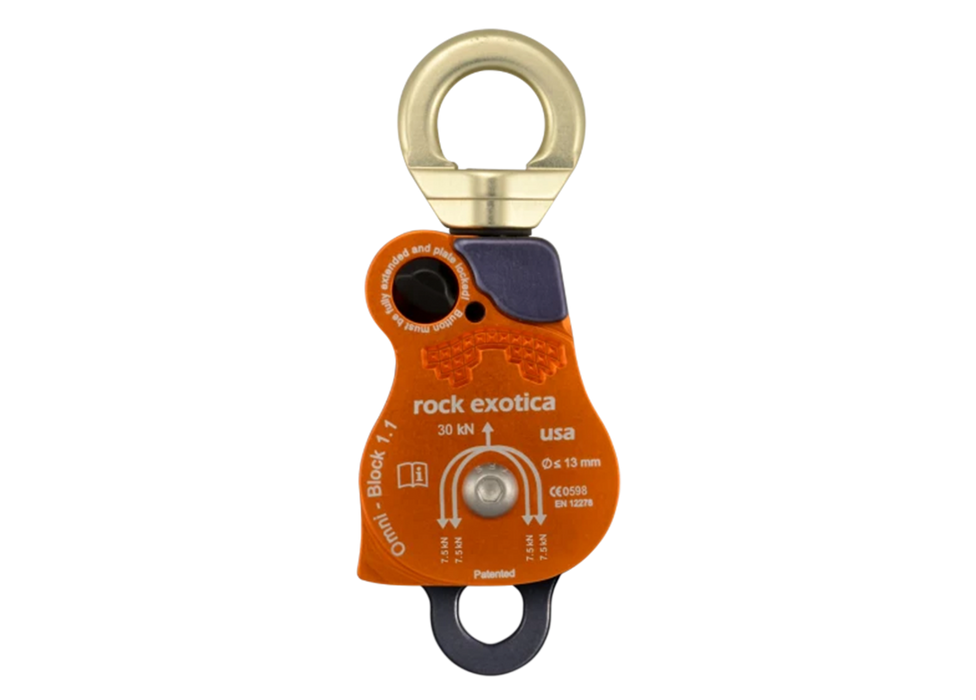 Rock Exotica Omni-Block Swivel Pulleys