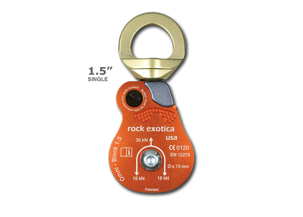 Rock Exotica Omni-Block Swivel Pulleys