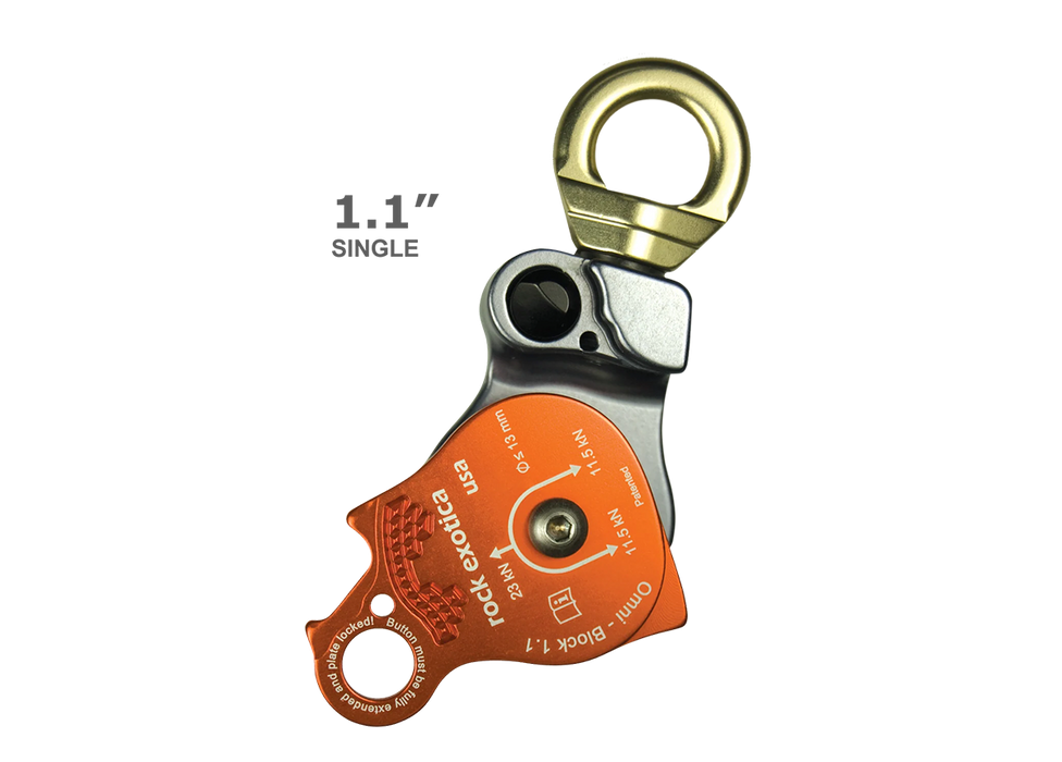 Rock Exotica Omni-Block Swivel Pulleys