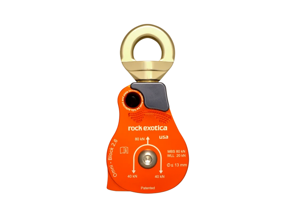 Rock Exotica Omni-Block Swivel Pulleys