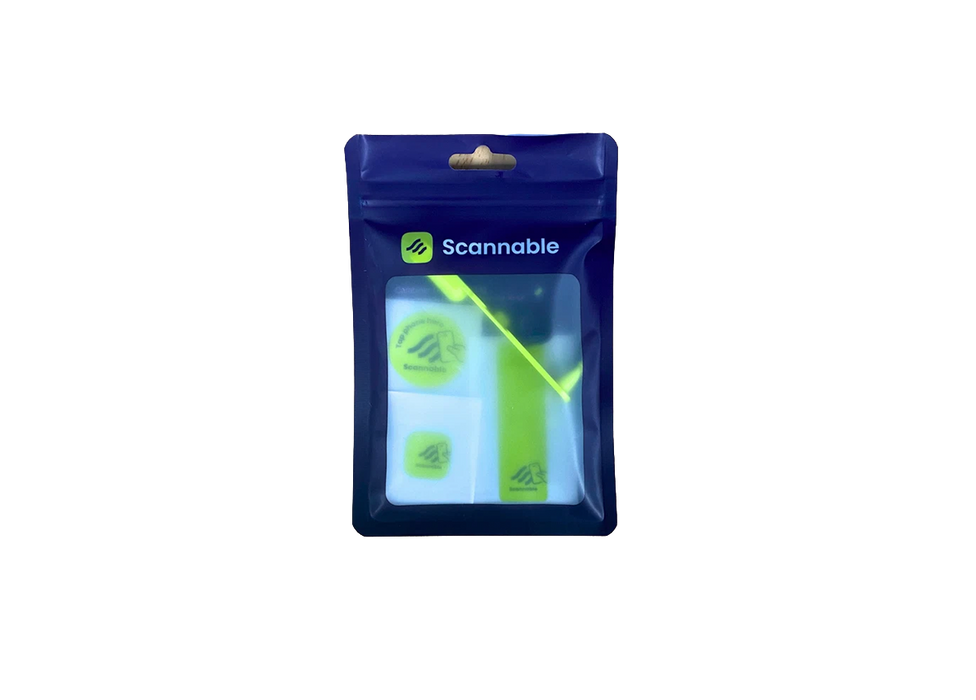 Scannable NFC Tag Pack - Test Pack (5 Tags)