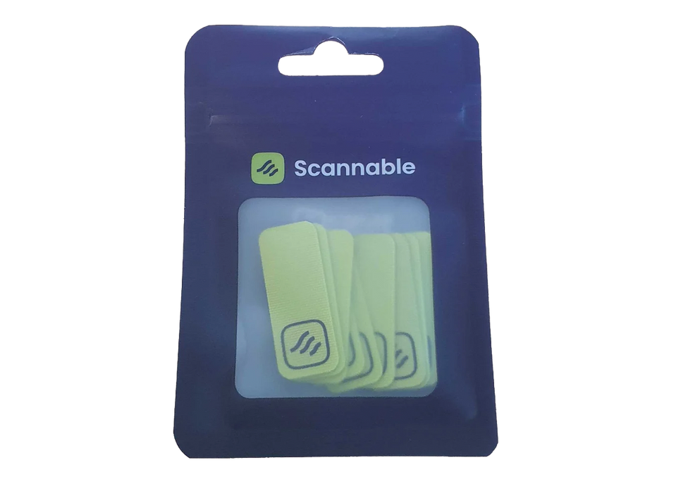 Scannable Sew-in Laminate Tags (10pcs)