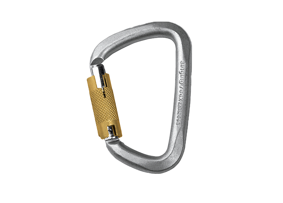 Singing Rock D Steel Carabiner