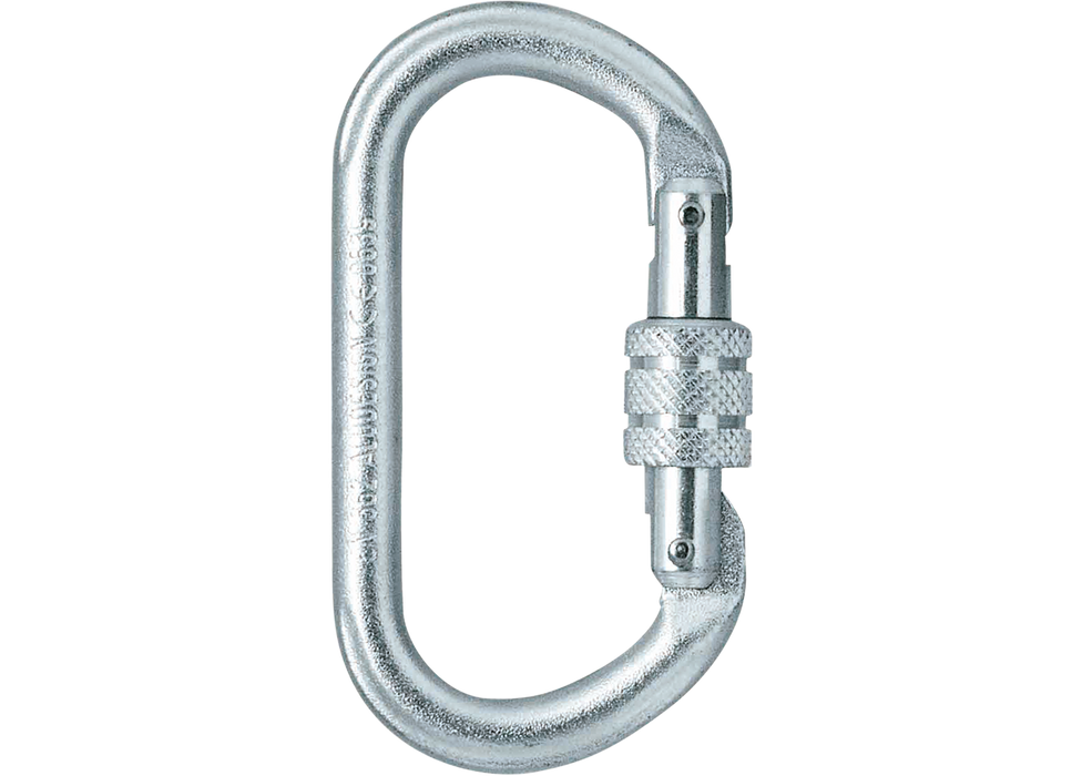 Skylotec Oval Steel Screwgate Carabiner