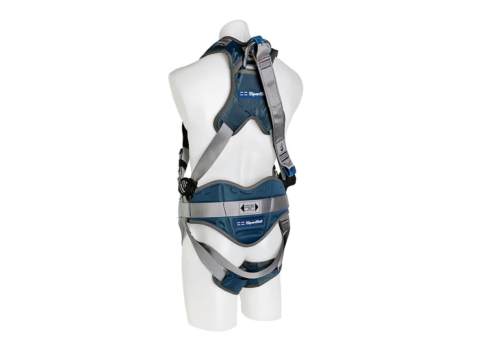 SpanSet 1107 ERGO iPlus harness with dorsal extension and padded waist belt