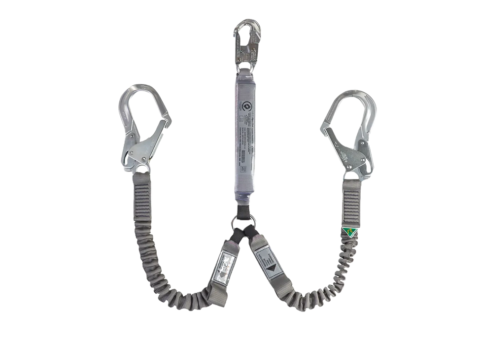 Spanset ERGO PLUS Web Elasticated - Twin Lanyard